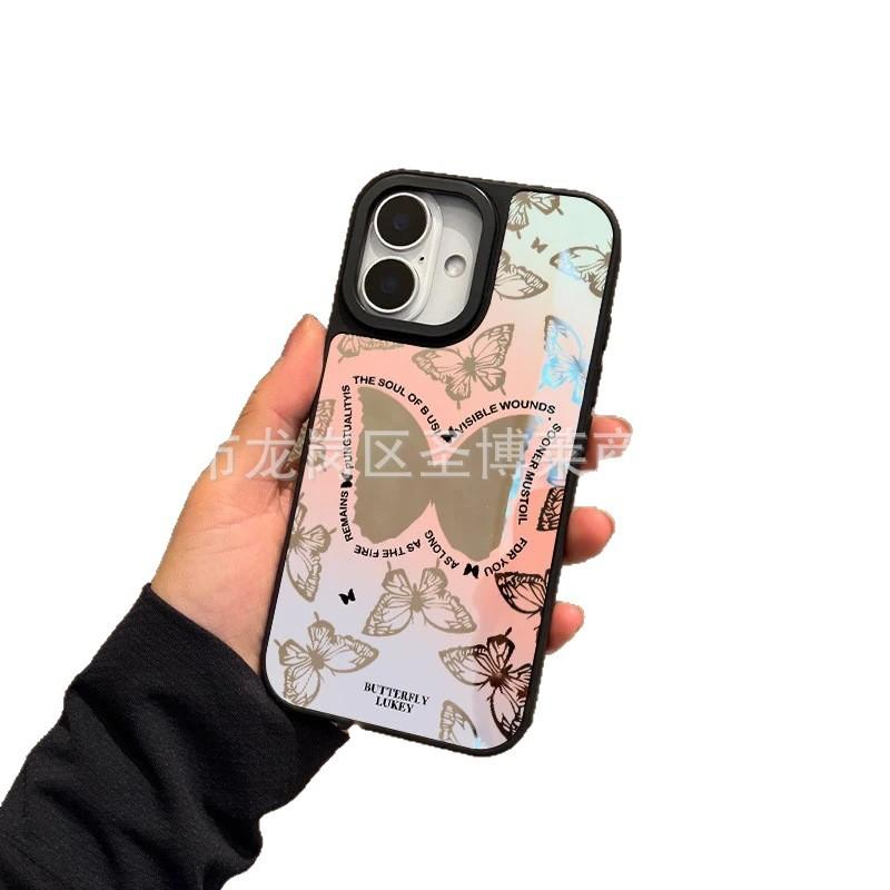 English Butterfly Applies To Apple 17PROMAX Blade Mirror 15 Creative 11 All-inclusive 14 Anti-drop 16 Protective Cover