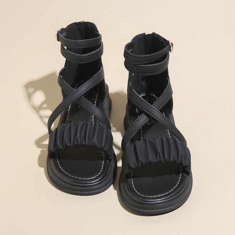 

Sandals women s summer new wear flat casual fashion women s shoes hollow bag heel sandals women s 35 чёрный