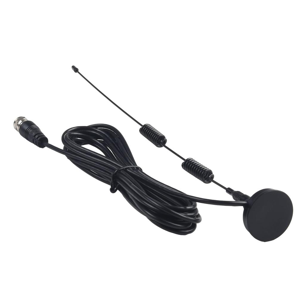 FM Radio Antenna for Indoor Use, Improve Stereo Reception, Magnetic Base Mount, Compatible with AV Audio Vedio Systems