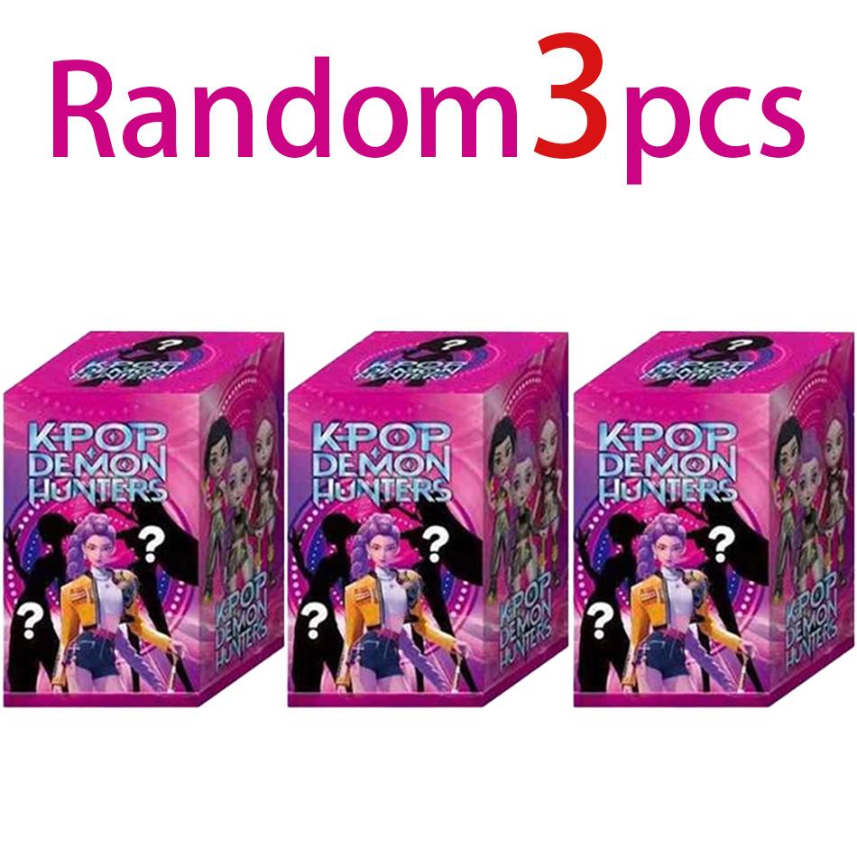 6 Stück Kpop Dämonenjäger Blind Box Saja Boys Anime Figur Schreibtischstatuen Ornament Halloween/Weihnachten Kindergeschenke Spielzeug Geburtstagsgeschenke