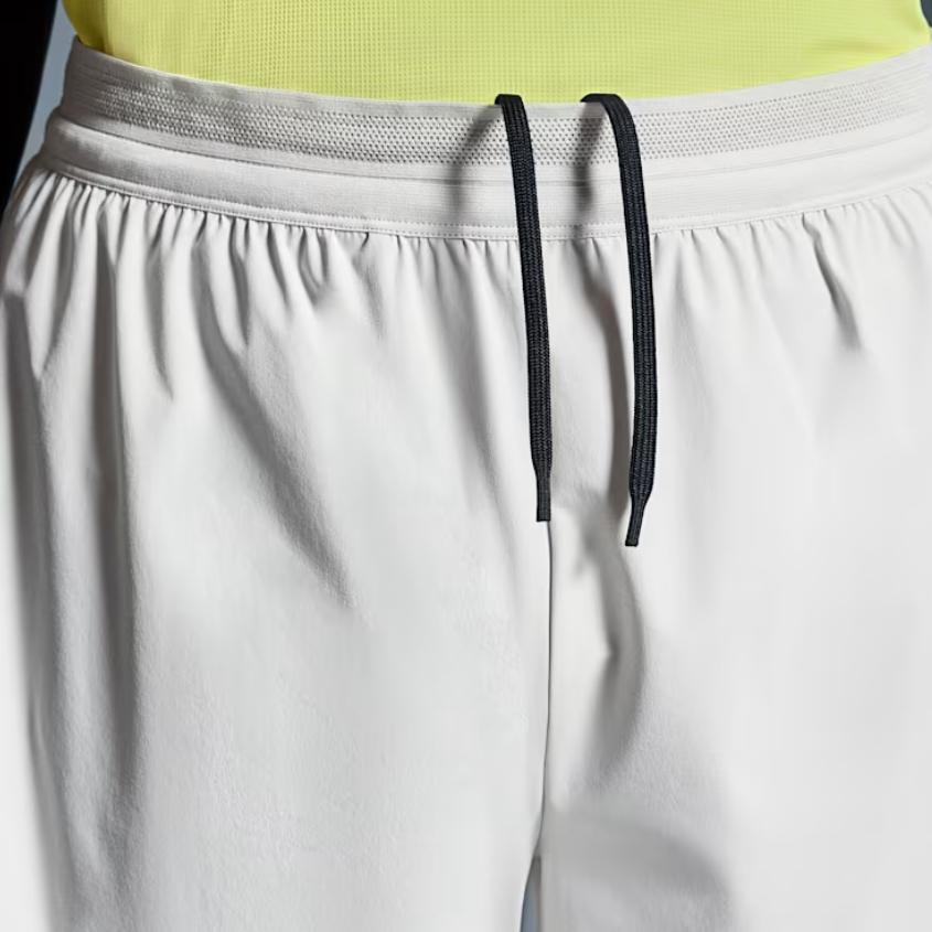 On Performance Stylish Minimalist Moisture Wicking Lace Up Sports Shorts Men shorts Silver 1MF10100296