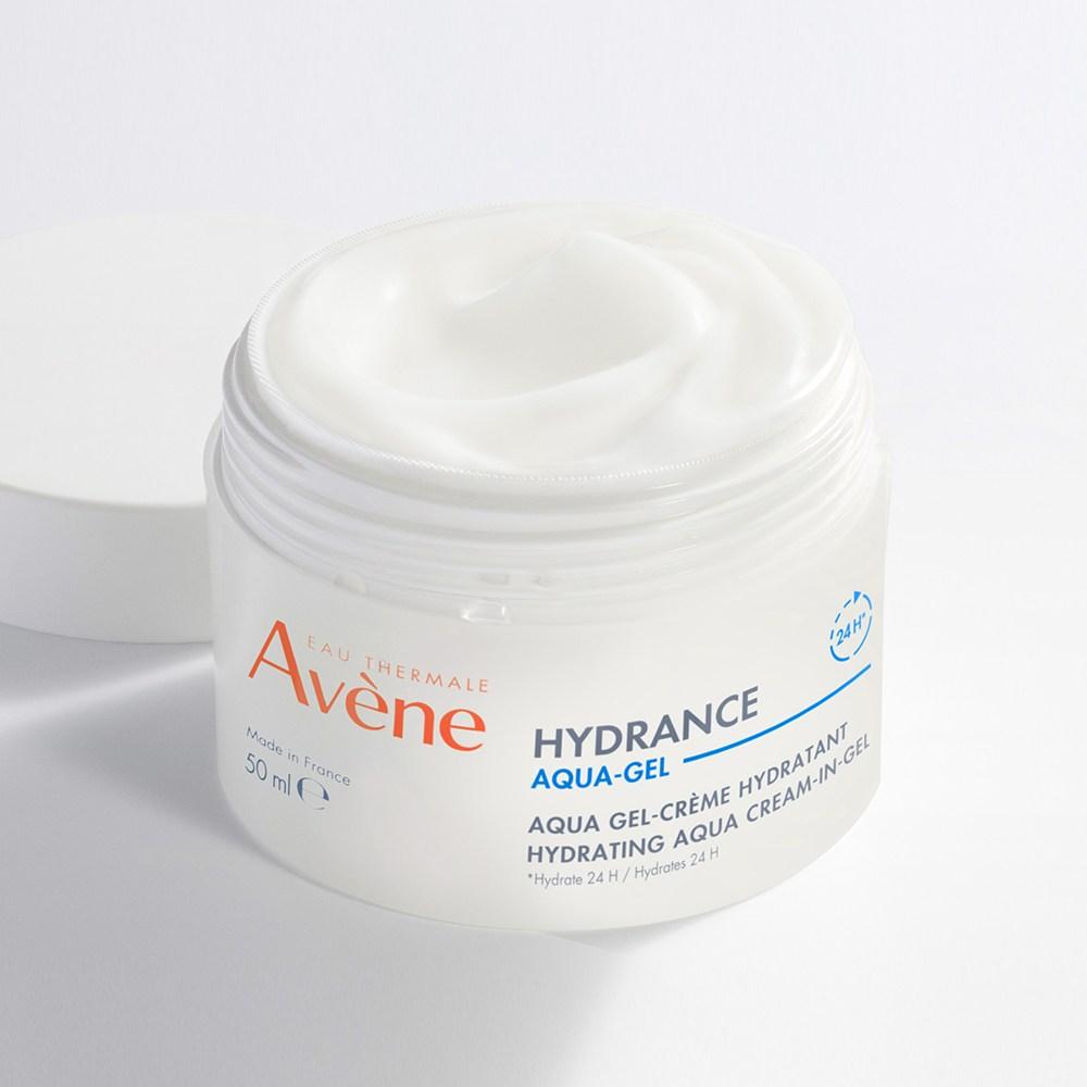 Avene Idrance Aqua Cream-in-Gel Moisturizing Cream EX 50ml + 20 Cotton Pads, 1 Set