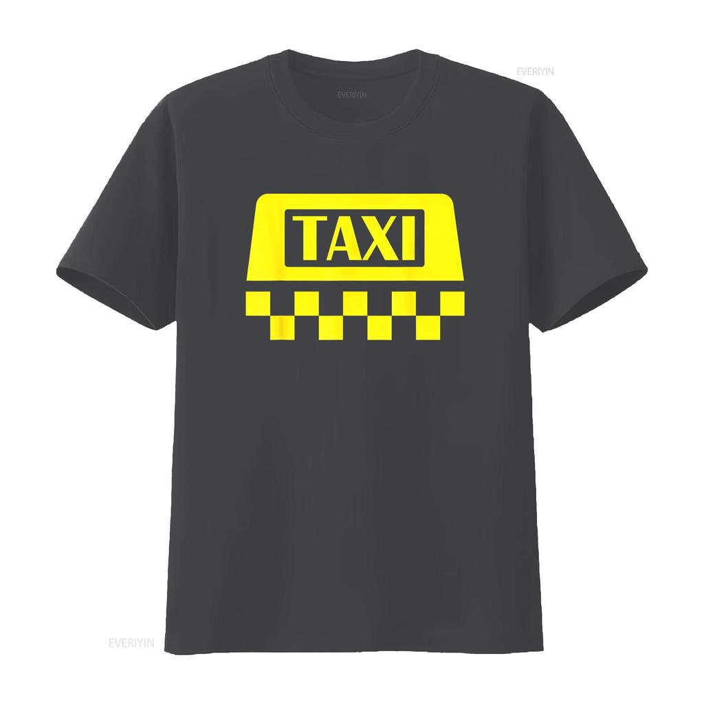 Gelbes Taxi Kostüm Halloween Lustiger Fahrer Herren Fahren T-Shirt vintage Gewaschen Designer Kleidung homme Grafik Bequem