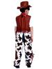 Men's and Women's Western Cowboy Halloween Costume for Adult Stage and Masquerade Events