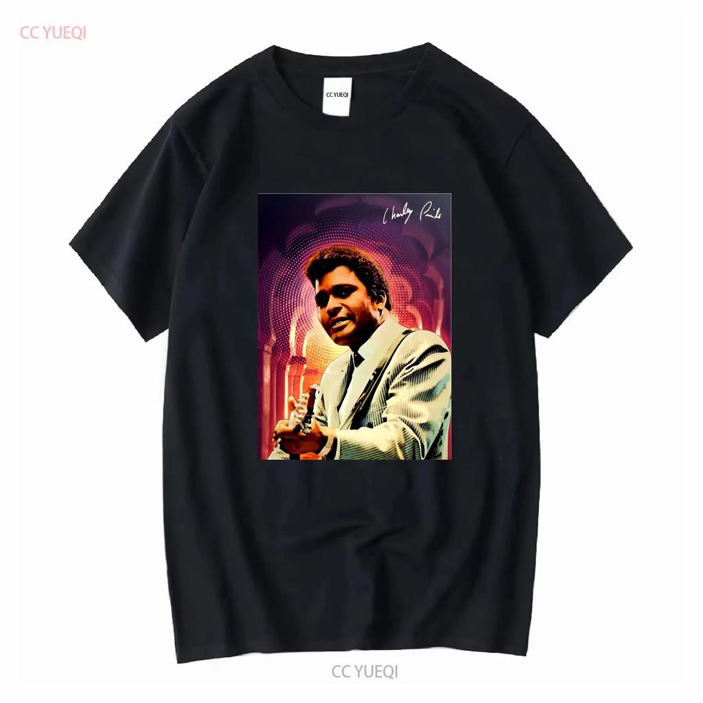 Charley Pride Signature Guitar ShirT T Size S 4XL NL2227 Long or Short Sleeves Vintage Washed Top For Everyday Wear