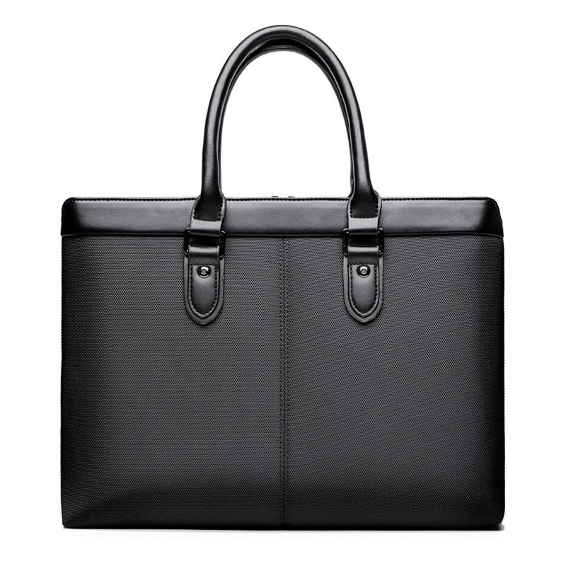 Men s Large Capacity Waterproof Oxford Cloth Laptop Briefcase 15 inches