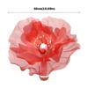 Hollow Design Artificial Flower 50cm Big Simulation Flower Silk Mesh Flower  Wedding Decoration