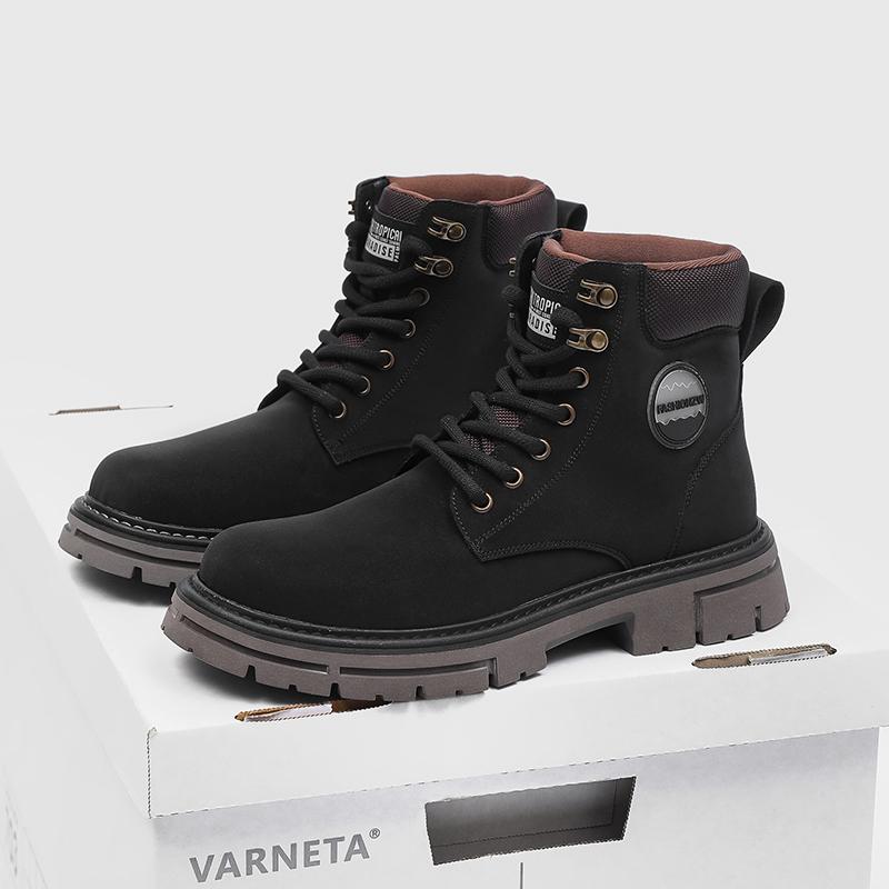 Fashion Men Classic Retro Motorcycle Ankle Boots Genuine Leather Western  Cowboy Men Boots High Quality Chelsea Anti-slip Wearable Shoes