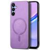 For Samsung Galaxy A15 4G/A15 5G Leather Back Case Compatible with MagSafe Skin-Touch Phone Cover