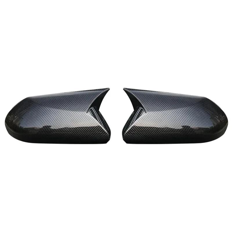 For Toyota CHR Camry Prius Avalon 2019 2020 Car Rearview Side Mirror Cover Wing Cap Exterior Door Rear View Case Trim Black