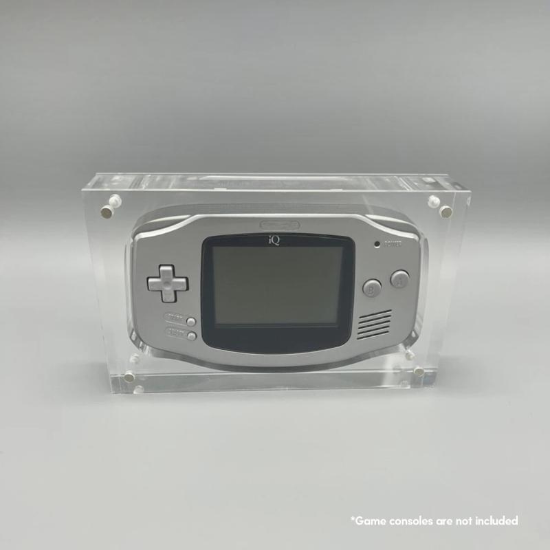 Gaming Accessories Game Case Box High Transparent Acrylic Display Protections Box Case Lightweight fitting for GBA