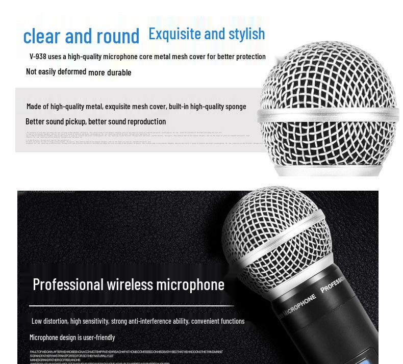 GLXD4 Wireless Dual Microphone Set for Stage Performance - Beta58A KTV SM58 Handheld Mic