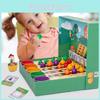 Wooden Fruit Vegetable Farm Color Recognition Educational Toy For Kids Preschool Learning