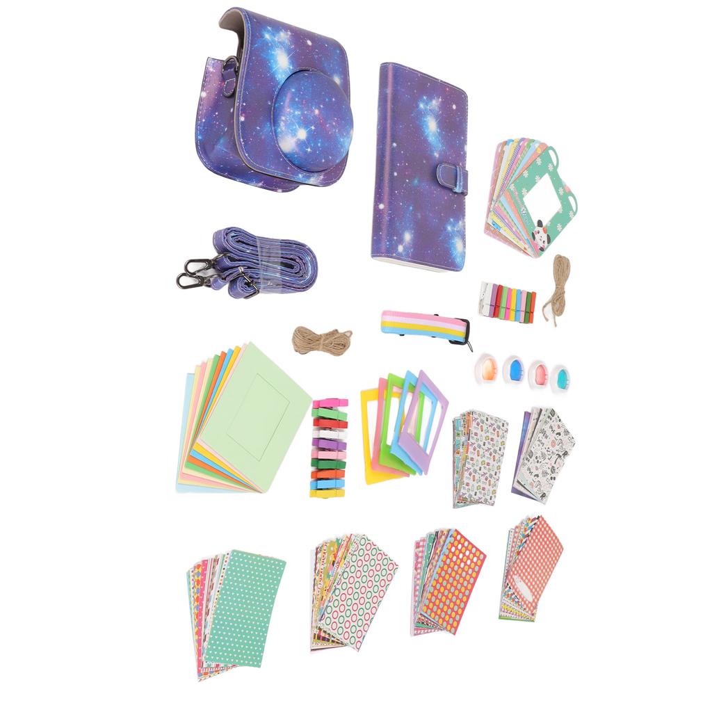 For Fujifilm Mini 11 Accessories Bundle Kit Includes Camera Case Album Color Filter Camera Case Stra