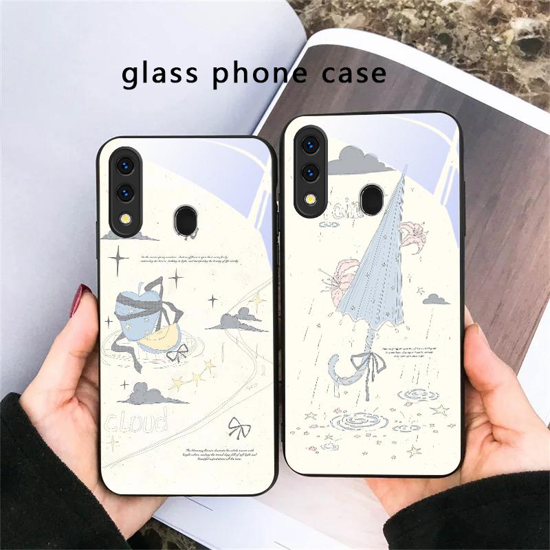 Fresh and Healing Breeze For Samsung Galaxy A30 A31 A32 A33 A34 A35 A42 A30s A20 A25 A26 A51 A56 A54 A72 A73 70 Glass Phone Case