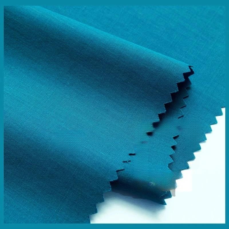 Plain Combed Cotton Fabric Poplin for Clothes Shirt Dresses Sewing High-grade Smooth Skirts Cloth Thin Anti-wrinkle