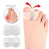 Adjustable Silicone Toe Separators For Bunions 2 Pack Flexible Design For Various Shoe Sizes Support All Day Wear