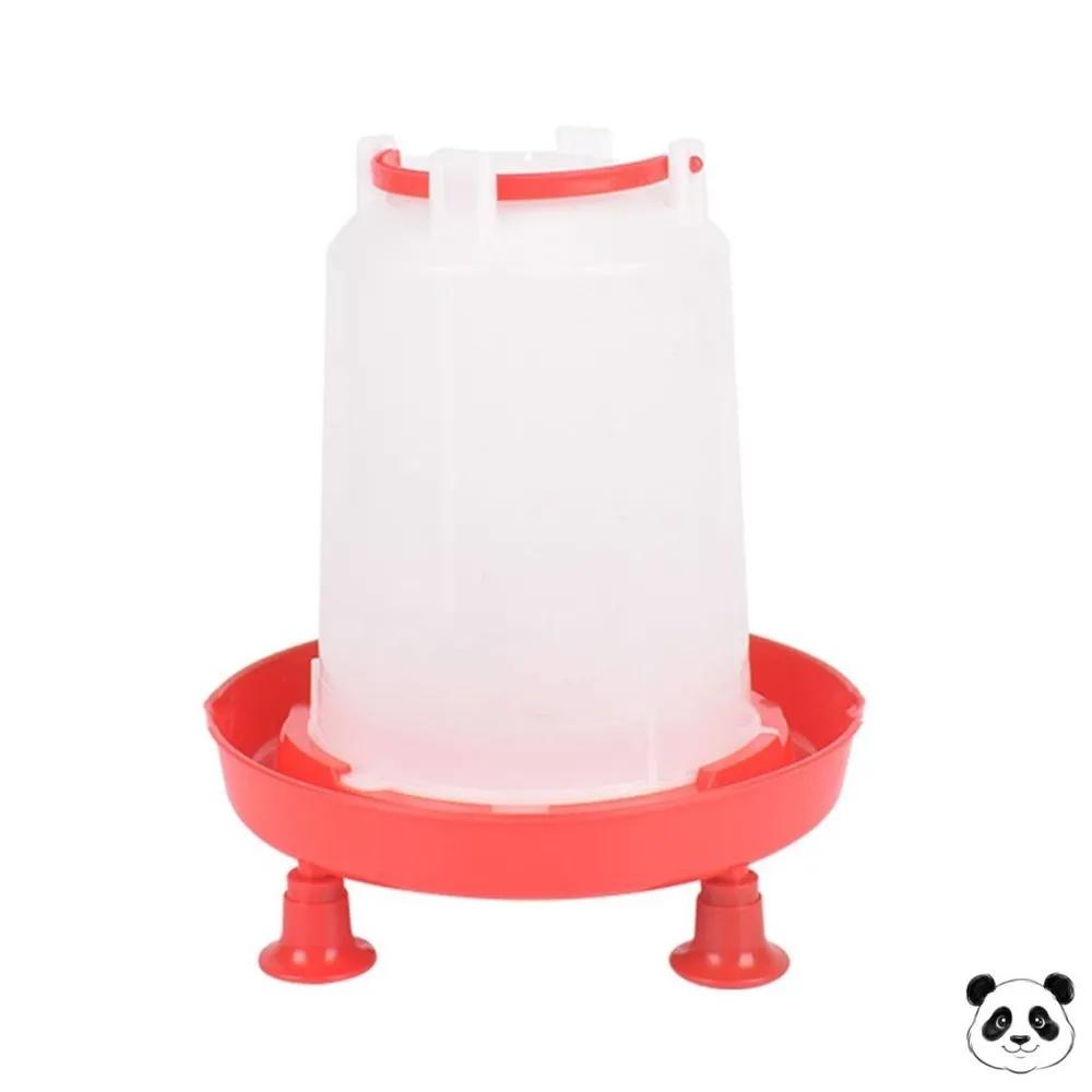 

Automatic Poultry Waterer 3L Capacity Drinking Feeder for Waterfowl Chicken Water Trough Farm Animal Hydration Equipment One Size белый
