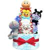 KanonBabys Diaper Cake for Baby Shower 3 S 4001 Boys, Anpanman, Gift, Tiers, Size,