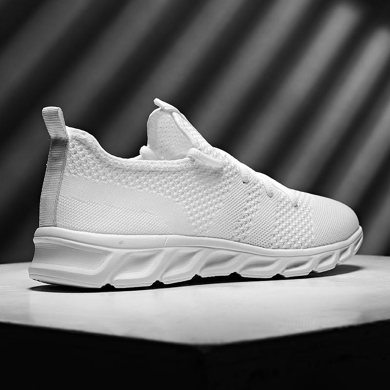 New Men Jogging Casual Walking Leisure Loafers Brand Outdoor Fashion Running Shoes Lace-up Breathable Comfortable Sneakers Blade