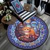 Royal Cat Mandala Round Area Rug Under Office Chairs Bedroom Living Room Home Decor