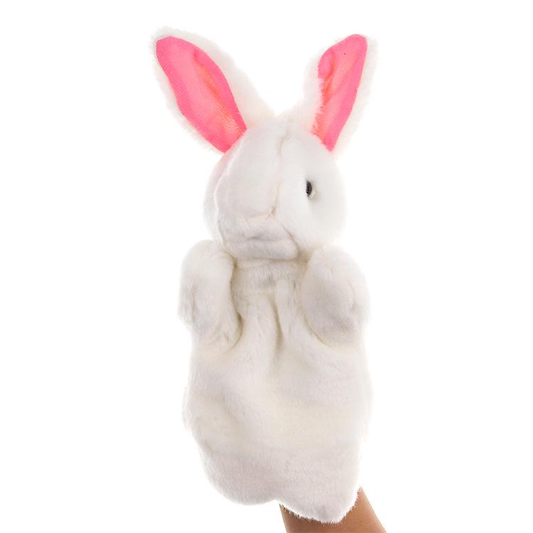 Plush Zodiac Animal Hand Puppet Dog - Parent-Child Toy Glove Set