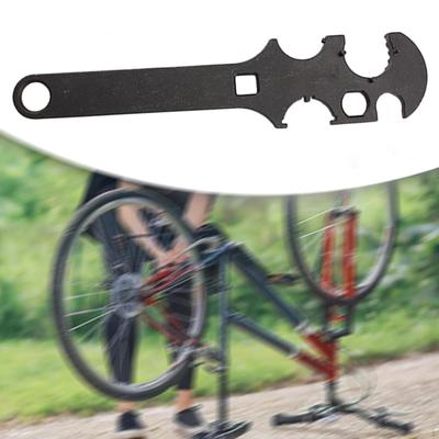 Llave combinada multifuncional Herramienta manual para bicicletas Tuberías Reparación Negra