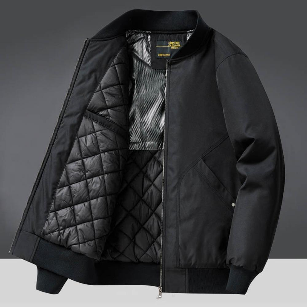 

Мужская верхняя одежда Флис Толстый Теплый Осень Мужские Куртки Карго Повседневная Ветровка Куртка Мужские Бейсбольные Пальто Одежда M чёрный