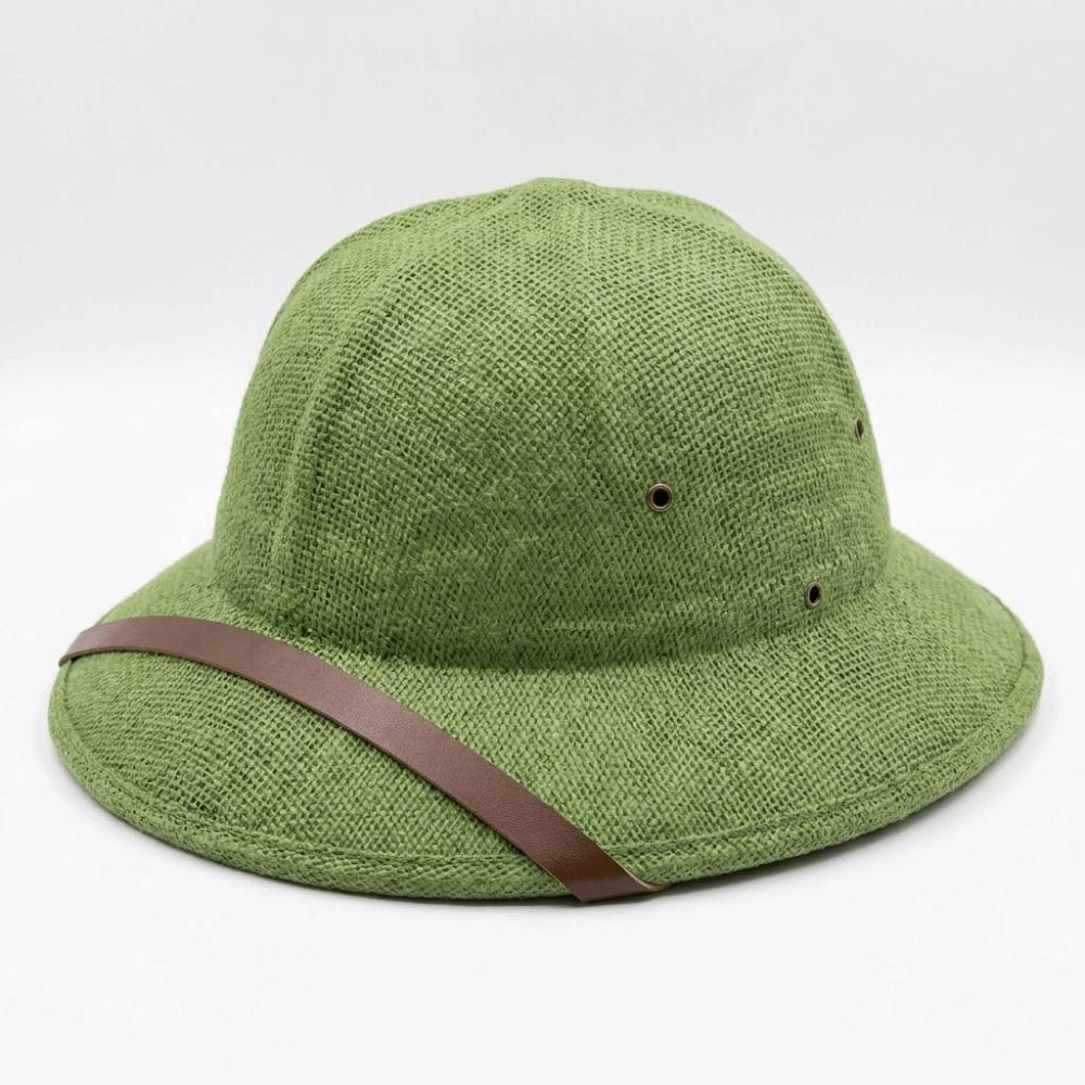

Big Size Fedora Sun Hat Straw Material Jazz Bucket Hat Beach Hard Straw Hat Outdoor Use світло-зелений колір
