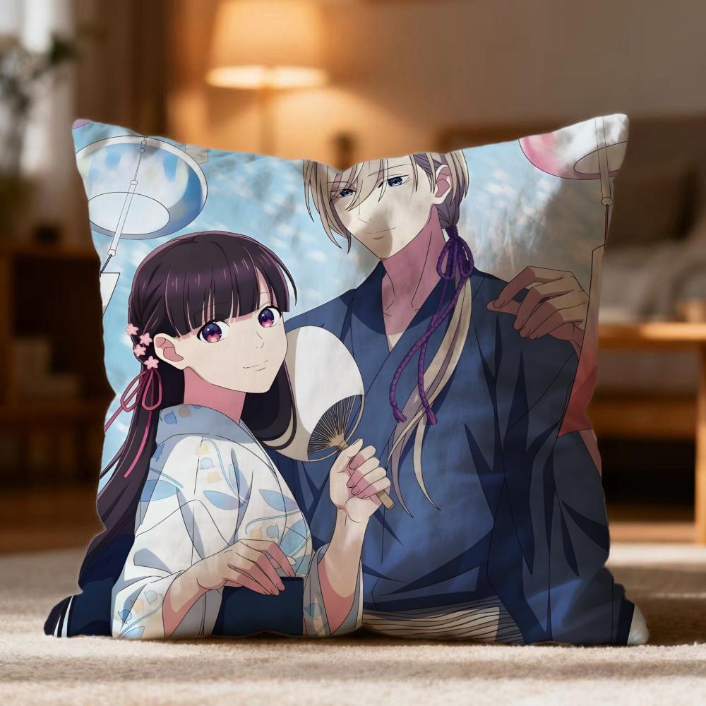 Fashion MMy Happy Marriageer Cushion Cover Soft Washable Pillow Case Multi-Scene for Couch Bed Travel Office Use
