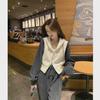 Women's Autumn Fashion Slim-Fit Sweatshirt & Wide-Leg Pants Two-Piece Set