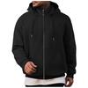 Men's Sweat Jacket With Hood Leisure Hooded Jacket Zip Hoodie Casual Sweatshirt Jacket Winter Hoodie With Zip Winter Jacket PlainJacket Hood