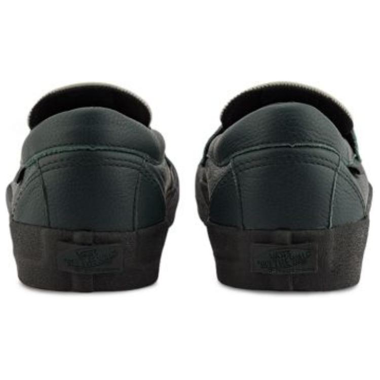 Vans Mocasín Cómodo Punta Redonda Plano Slip-On Zapatos Náuticos Zapatos Unisex Verde VN0A5DXU1C
