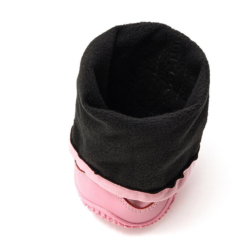 Outdoor Waterproof Pet Dog Shoes Black Pink Dog Boots For Small Medium Large Dogs Non-Slip Pet Shoes Winter Shoes Dog Sports