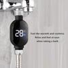 Intelligent LED Display Shower Water Thermometers Touch Control Real Time Monitoring Anti Scald Protecting