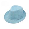 Middle-aged Spring and Summer Outdoor Sun Protection Hat Beach Top Hat Female Casual Retro Jazz Linen Hat  Fedoras for Man Party
