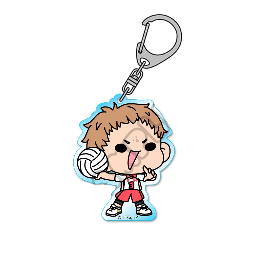 4th Edition Acrylic Keychain M NB "Haikyu!!" [Yaku Morisuke] Everyone's Mochocho!