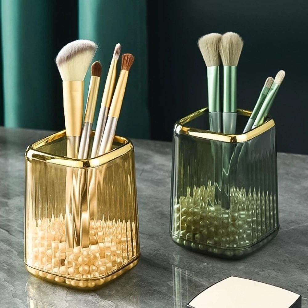 Durable Cosmetic Brush Organizer Transparent Pen Holder Luxury Lipstick Sundries Holder Home