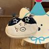 Cute Facial Expression Plush Pencil Case Large Capacity Funny Makeup Bag  Stationery