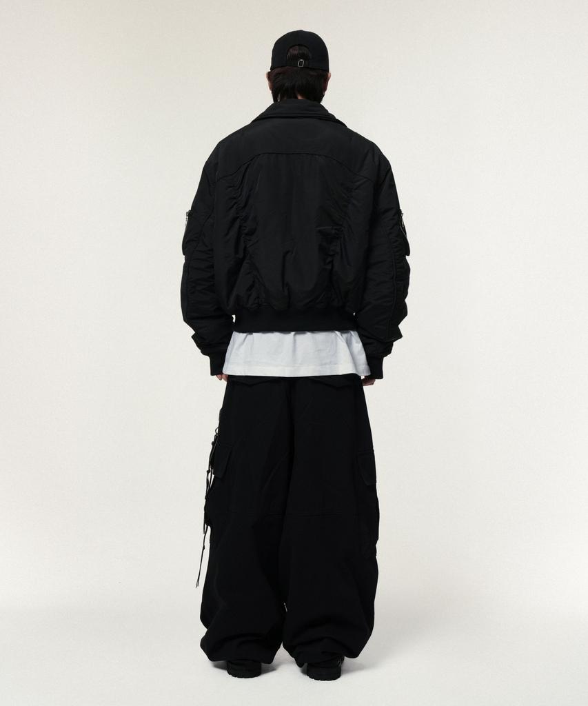 IDWS Andy Twill Balloon Cargo Pants Black