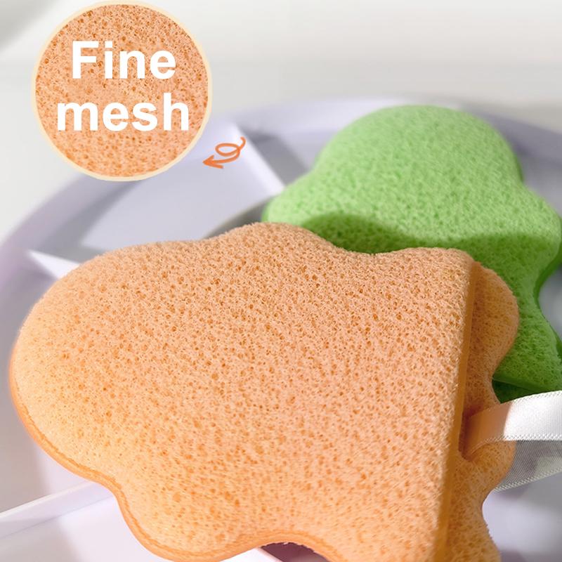 Snowman Glove Style Facial Exfoliating Sponge Puff For Deep Cleansing Suitable For Makeup Removal And Wash Reusable Clean Tool