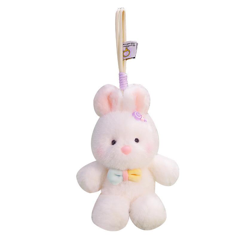 Plush Candy Bunny Keychain With Pp Cotton Filling Perfect For Kids And Teens