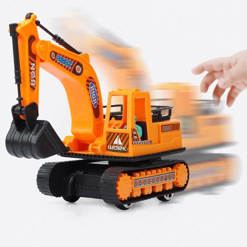 Engineering Diecast Toys for Boys Plastic Construction Excavator Kids Truck Children Vehicle Model Gifts