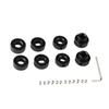 1 pair Car Window Winder Handle Black Aluminum Alloy Manual Elevator Handles For VW Beetle 1968-1979 Heavy Duty Window Cranks