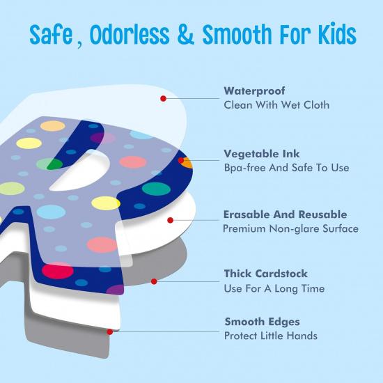 288 PCS Alphabet Combo Set, Bulletin Board Letters Including 78pcs Uppercase Letters, 78pcs Lowercase Letters, 30pcs 0-9 Numbers & Punctuation,