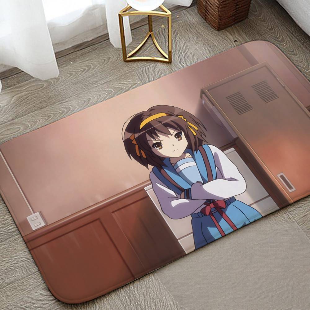 Haruhi Suzumiya Carpet For Living Room Sofa Decor Modern Rug Floor Mat For Men Bedroom Durable Area Rugs