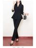 1210 High-End Women's Plus Size Slimming Suit – Long-Sleeved Top for Spring/Autumn