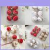 Christmas Ball Decorations Set With Pvc Material For Holiday Tree And Home Decor