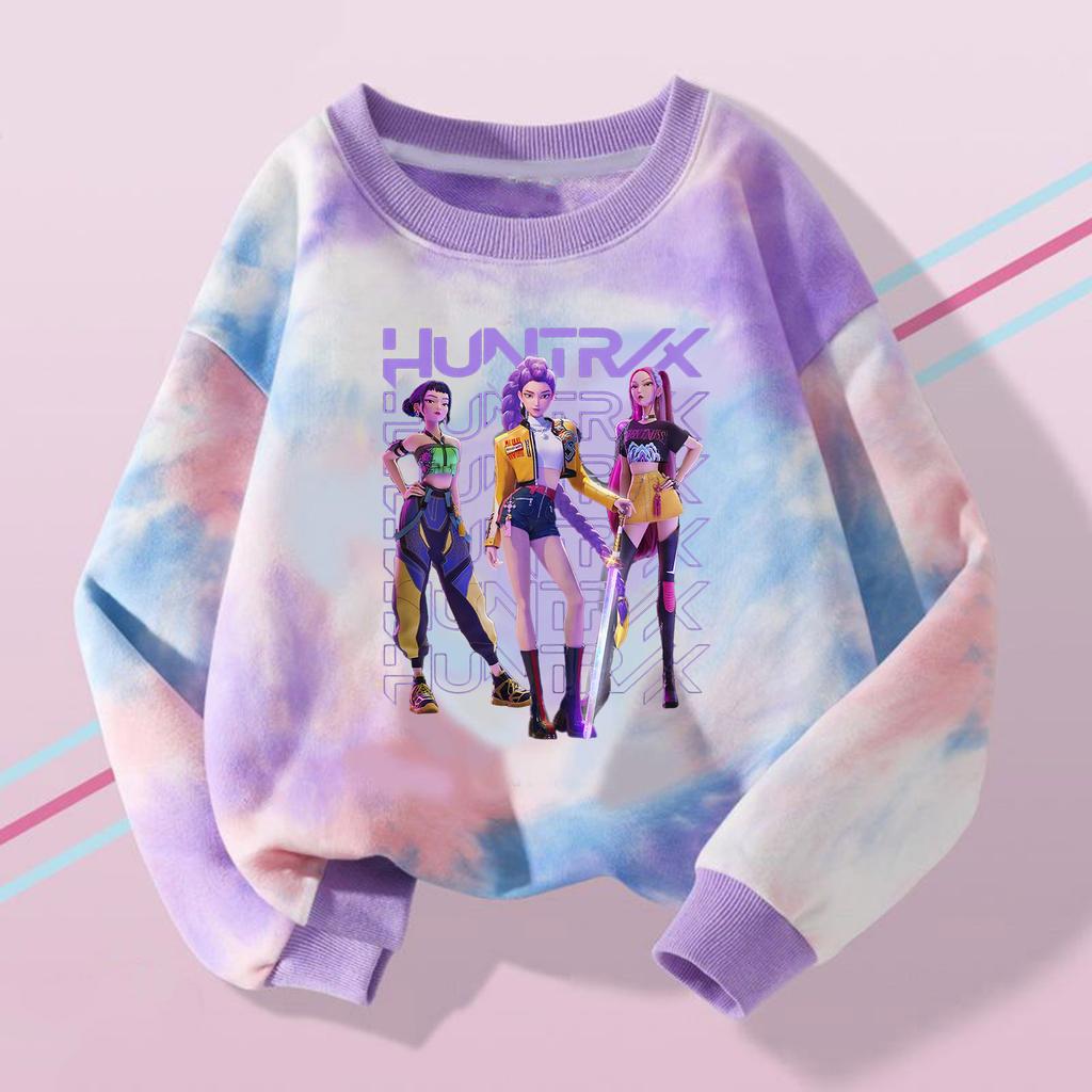 Children's Fashionable Casual Top Printed Pullover Sweatshirt