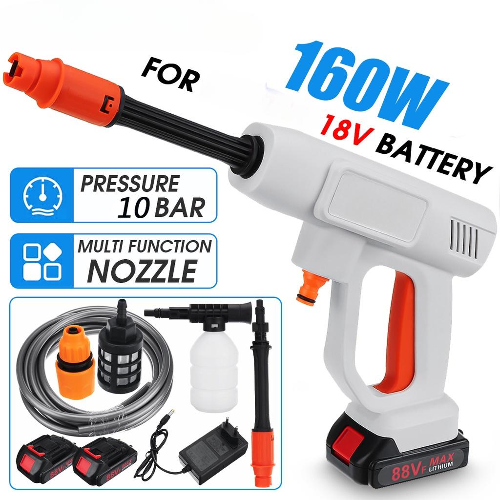 

88VF Мойка высокого давления аккумуляторная, распылитель воды, водяная струя, пистолет для воды для автомобиля, машина для мойки автомобиля, с аккумулятором Only machine